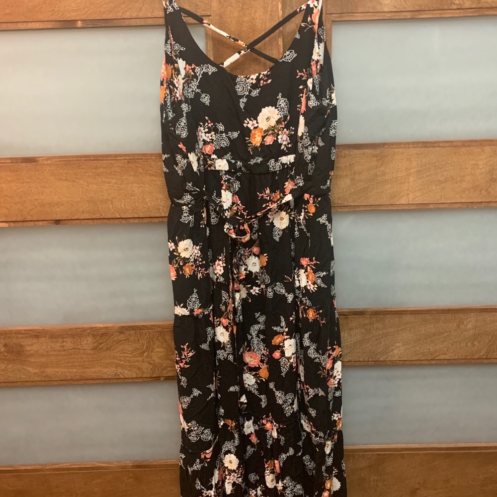 Torrid Floral Maxi Dress Size 3
